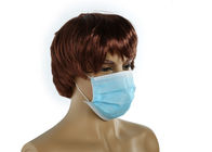Blaue Farbwegwerfgesichtsmaske mit elastischer Ohr-Schleife, Mund-Maske für Schutz