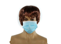 Blaue Farbwegwerfgesichtsmaske mit elastischer Ohr-Schleife, Mund-Maske für Schutz