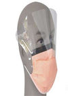Antinebel 3 Falten-Wegwerfgesichtsmaske mit transparentem Plastikmasken-Flüssigkeits-Abwehrmittel