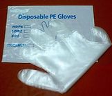 Nahrungsmittelgrad Wegwerf-PET Handschuh-transparentes prägeartiger/glatter Oberfläche Soem-Service