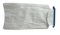 Weißer medizinischer WegwerfEisbeutel mit verstellbaren elastischen Bügeln