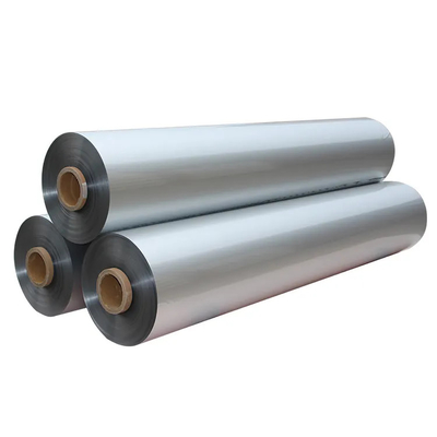 12U beschichtet mit weißem Polyethylen PE Metallisierter PET-Film Nahrungsmittel Weicher Petg-Film Silberkristall Spiegel Pet-Film