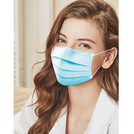 Nicht gesponnenes blaues Wegwerfgröße Soem/ODM der gesichtsmaske-17.5*9.5cm verfügbar