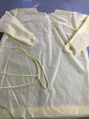 Sterile medizinische Wegwerfkleider Aami-Niveau-4 mit gestrickter Stulpe
