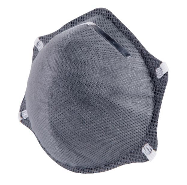4 Falte Wegwerfatemschutzmaske, Wegwerf-Respirator des Kohlefilter-FFP2