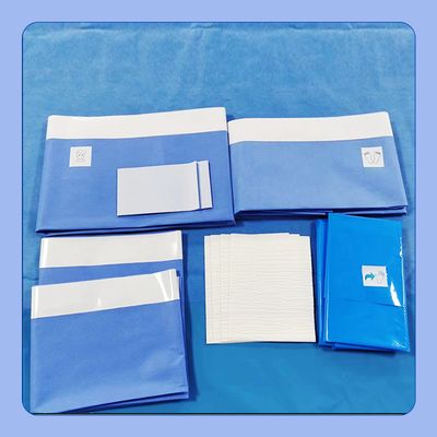 Atmungsfähige Chirurgie Pack enthält blau-grüne weiße Farben perfekt für die Lagerung Zustand Trockener und kühler Bereich Sicherstellung der Sicherheit